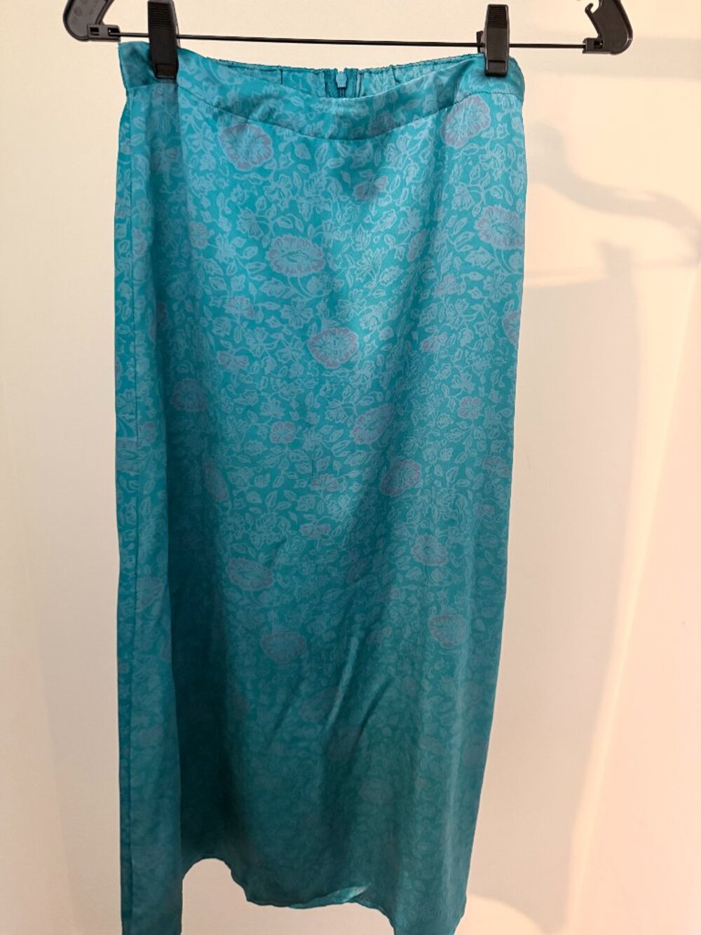 Natalie Martin Turquoise Floral Maxi Skirt